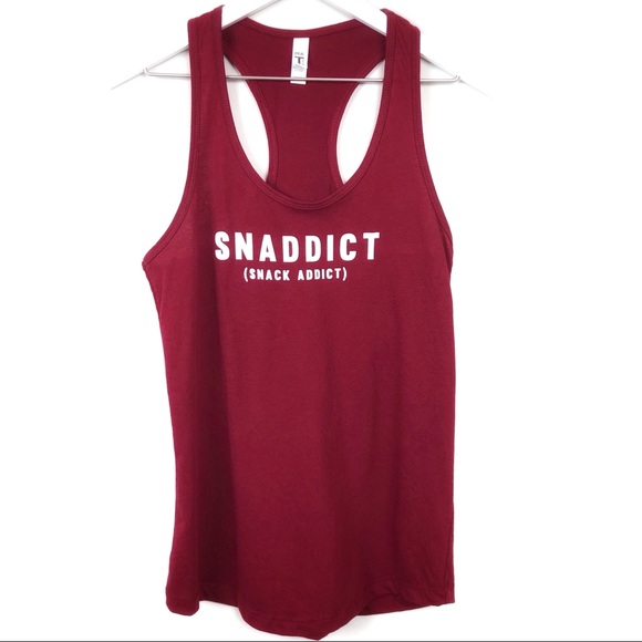 Next Level Apparel Tops - Next Level Racerback Graphic Tank Top (Snaddict)